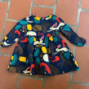 Bear Leader Woodland print dress